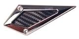 Pilot Automotive CZ-223 Pilot Motorsport Carbon Fiber Look Diamond Fender Vent Accents