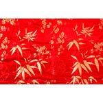 Asian Décor - Window Treatments Shades - Shang Hai Tan Roman Blinds - Red