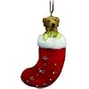 Santa's Little Pals Golden Retriever Christmas Ornament
