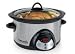 Rival SCRC501-SS 5-Quart Countdown Slow Cooking Crock Pot Cooker, Stainless Steel