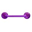 UV Purple Color Barbell Sold as a Pair
