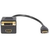 STARTECH.COM HDMISPL1DH  -  1 ft HDMI to HDMI & DVI-D Digital Video Splitter Cable - M/F