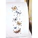 Janlynn Butterflies Pillowcase Pair Stamped Embroidery Kit
