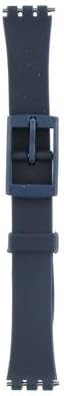 Swatch Replacement Small PVC Blue Watchband