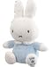 Miffy Blue 14cm soft bean rattle with 'little star' embroidered on one foot.