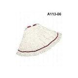 White Small Webfoot Antimicrobial Mop 1 6 Per Case (A11106WH)