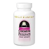 Chromium Picolinate 200mcg - Yeast Free Chromium, 60 tabs., (Source Naturals)