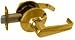 EZ-Set 224323 Polished Brass Escort Passage Leverset from the Escort Series