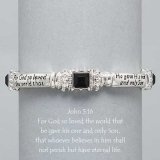 Religious Jewelry Online Shop Ranking 20. Silver John 3:16 Bible Verse Bracelet Religious Jewelry Online Shop Ranking 20. Silver John 3:16 Bible Verse Bracelet