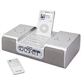 iHome Dual Alarm Clock Radio for iPod - Silver (iH9SR)