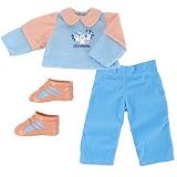 Cicciobello Doll Outfit - Shirt, Blue Pants and Shoes