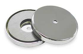 Industrial Grade 6XY87 Round Base Ring Magnet, 2.035 In Dia