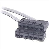 APC Data Distribution Cable - Network cable - RJ-45 (F) - RJ-45 (F) - 7 ft - UTP - ( CAT 5e ) - riser - gray