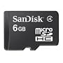 SanDisk 6GB Micro SDHC Card + Adaptor & USB Reader