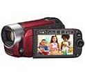 Canon Legria FS306 Camcorder - red + 4 GB SDHC Memory Card + 1000-in-1 USB 2.0 Card Reader