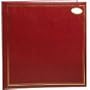 MBI Library Collection 3 Ring Photo Album with Solid Color Cover with Gold Trim, Holds 400 4" x 6" Photos, 5 Per Page, 3 Horizontal and 2 Vertical