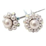 Swirl of Pearls Hairsticks, 1 Pair