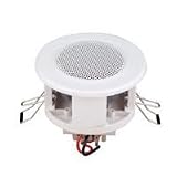 Compact ceiling speaker, 100V line, black