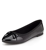 Pointed Toe Slip-On Bow Pumps