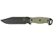 Ontario Knife Ranger RD 6 Series, Fixed Blade Knife with 6.0 Black Powder Coated Steel Blade, & Black Micarta Handle, Overall Length 11.75.