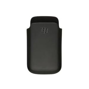 Black Genuine Leather Pocket Pouch Case BlackBerry Bold 9700, 9780 Curve 8520, 9300 - HDW-31228-002 Black Genuine Leather Pocket Pouch Case BlackBerry Bold 9700, 9780 Curve 8520, 9300 - HDW-31228-002
