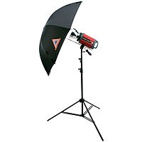 Photoflex StarFlash 300 Mercury Umbrella Kit with One StarFlash 300ws Monolight, 45
