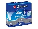 Verbatim 43615 BD-RE 2x 25GB Blu-ray 5 pack Jewel Cased