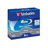 Verbatim 43615 BD-RE 2x 25GB Blu-ray 5 pack Jewel Cased