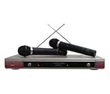 Pyle PDWM2000 Dual VHF Wireless Microphone System