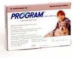 Program Tablets for Dogs 15-45lbs 204.9mg 6pk Brown