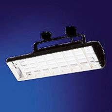NF3239 COMPACT FLOURESCENT 36/39W BLACK WITH CHROME LOUVER