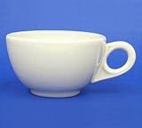 Homer Laughlin Creamy White / Off White Rolled Edge 7.75 oz. China Boston Cup 36 / CS