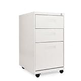 Alera Three-Drawer Mobile Pedestal File, 15-7/8w x 19-3/4d x 28-1/4h, Light Gray (PA53-2820LG)