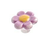 40mm Dia Painted Ceramic Knob - Baby Purple
