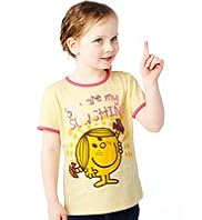 Pure Cotton Little Miss Sunshine T-Shirt with Stay New™