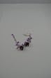 Bracelet clasp murano beads Charms PURPLE