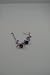 Bracelet clasp murano beads Charms PURPLE
