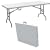 Palm Springs Folding Portable Camping / Party Table 6 Ft White