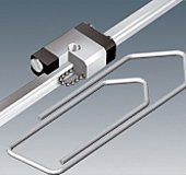 THK Linear Motion Guide Model RSR-ZM, Single Block, Outer Dimensions: 8mm Height, 17mm Width, 23.4mm Length, Rail: 7mm Width, 4.7mm Height, 15mm Pitch, 85mm Length, Load Capacity: 308 pound-Force THK Linear Motion Guide Model RSR-ZM, Single Block, Outer Dimensions: 8mm Height, 17mm Width, 23.4mm Length, Rail: 7mm Width, 4.7mm Height, 15mm Pitch, 85mm Length, Load Capacity: 308 pound-Force