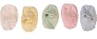Under the Nile Organic Infant Booties, Ice Blue Size 0-3 Months