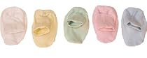 Under the Nile Organic Infant Booties, Blush Size 0-3 Months