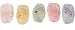 Under the Nile Organic Infant Booties, Blush Size 0-3 Months