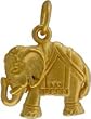 Asian Elephant Pendant in Gold Vermeil, #7647