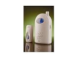 Byron SX1 Wireless Door Bell Chime with Flashing Light 100m Range 8 Melodies