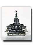Idaho Falls Temple Tie Tack and Lapel Pin (Silver) - Idaho Temple Silver Color Neck Tie Tack and Lapel Pin - Idaho Falls Mormon Temple Tie Tack and Lapel Pin for Wearing to Church - LDS Tie Tack and Lapel Pin - Inexpensive Mens Silver Color Tie Tack and Lapel Pin - Cheap Boys Tie Tack - Tie Tack and Lapel Pin Clothing Accessory - Value Tie Tack and Lapel Pin Jewelry - Silver Color Tie Tack and Lapel Pin for Suit or Neck Tie