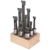 1/2" Shank 9 Piece Carbide Tip Boring Bar Set
