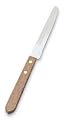 Steak Knife Wood Handle, Rounded Tip 4-1/8'' Blade 24 per case, 24/CA