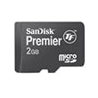 SanDisk Mobile Premier - Flash memory card ( SD adapter included ) - 2 GB - microSD