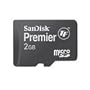SanDisk Mobile Premier - Flash memory card ( SD adapter included ) - 2 GB - microSD