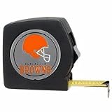 Cleveland Browns 25-Inch Black Tape Measure
